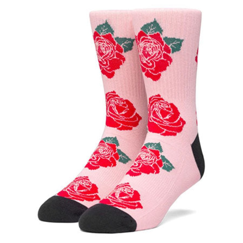 HUF Rose Socks Coral Pink One size fits all