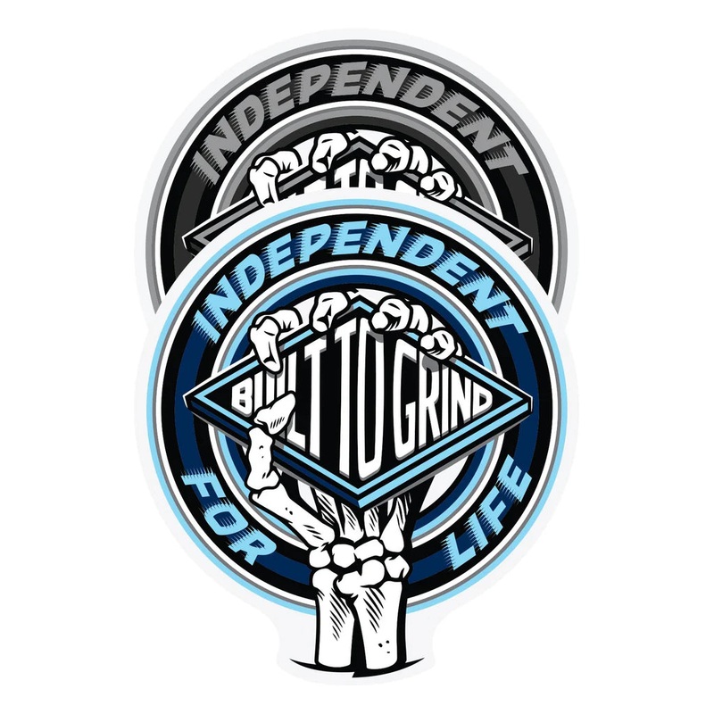 Independent trucks “For Life Clutch” Sticker Gray/XL