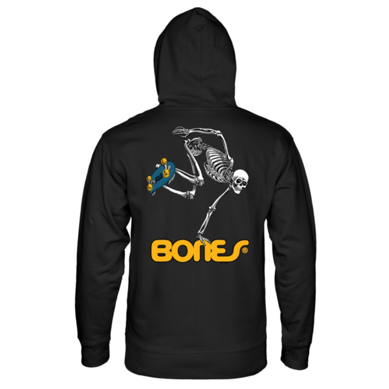 Powell Peralta Sk8Board Skeleton Pullover Hoodie Small Black