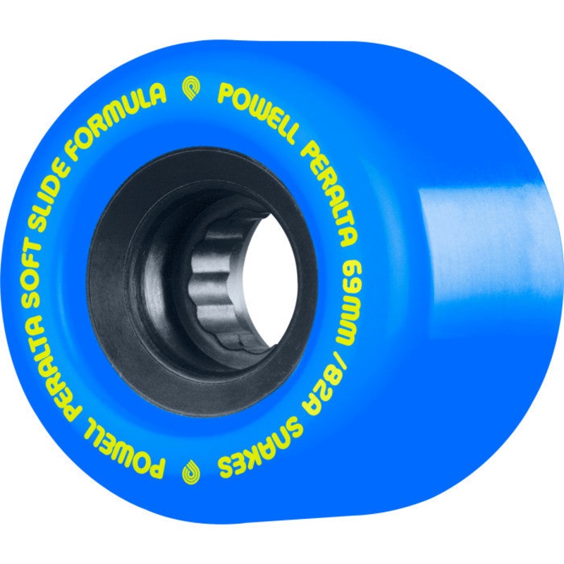 Powell Peralta Snakes 69mm 82a Blue Skateboard Wheels