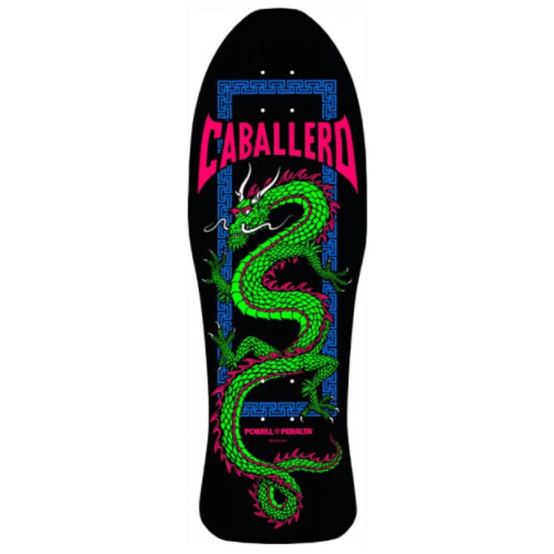 Powell Peralta Steve Caballero Chinese Dragon Reissue Blacklight Skateboard Deck 10″ 10.0″