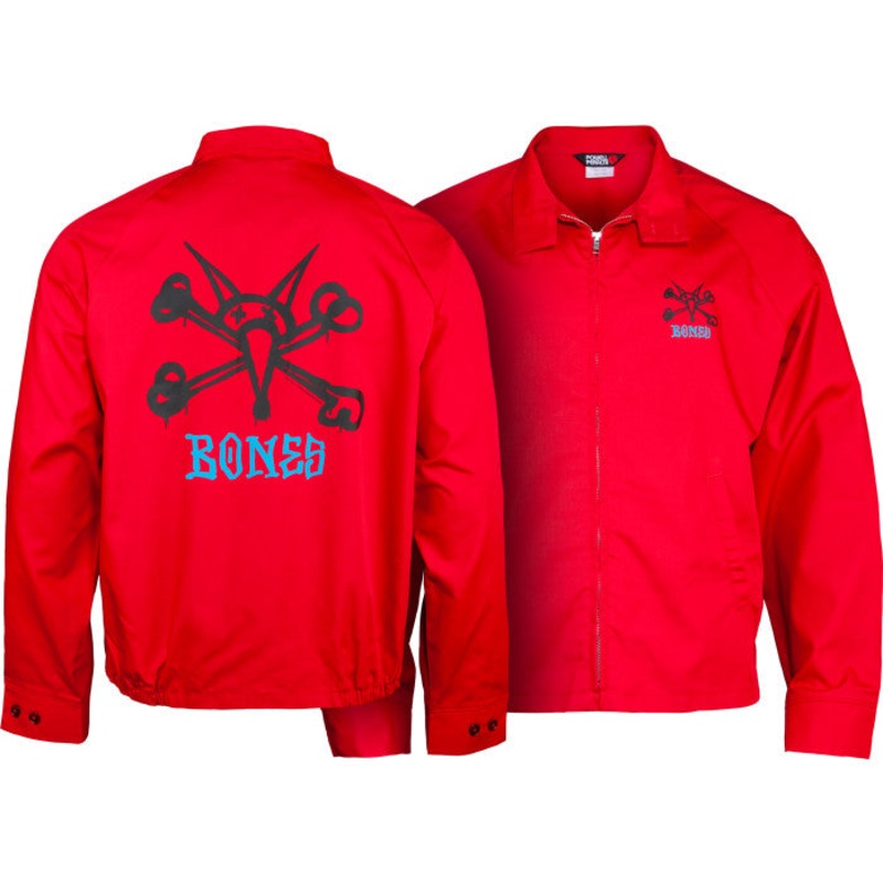 Powell Peralta Vato Rat Bones Red Gas Jacket Small
