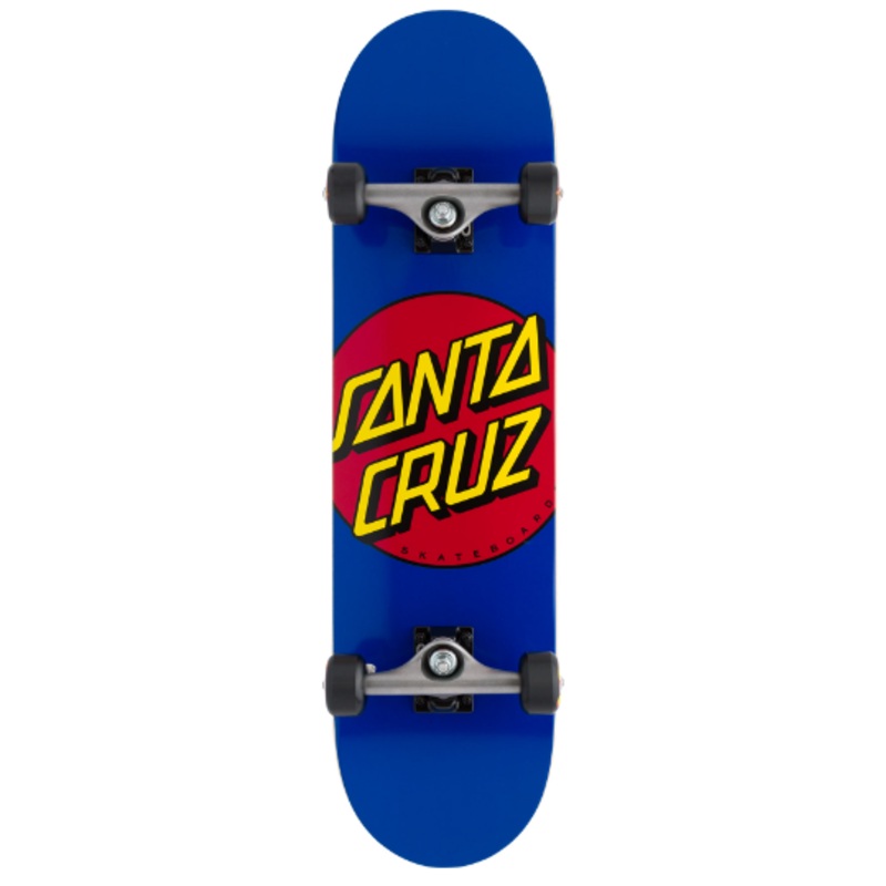 Santa Cruz Classic Dot Full Skateboard Complete – 8.0 Blue 8.0