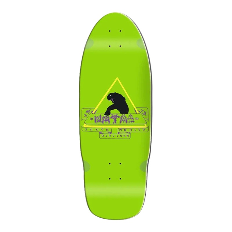 Santa Monica Airlines 10″ x 29″ Green Dip Natas (SMA) Skateboard Deck 10.0