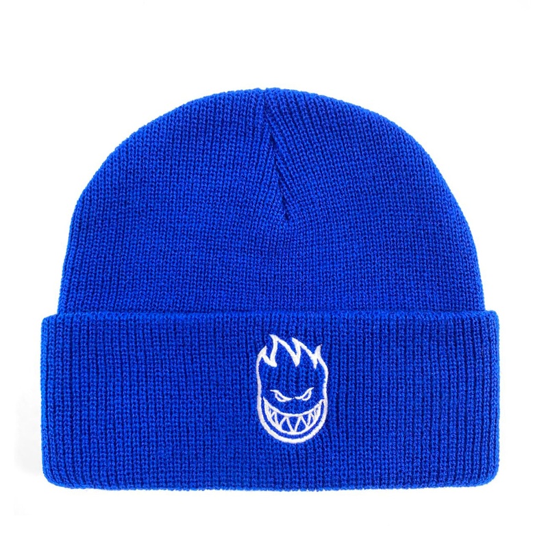 Spitfire Bighead Cuff Beanie – Blue / White