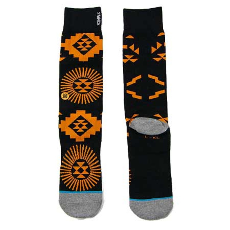 Stance Sun Volt Crew Socks Black Large/ Extra Large