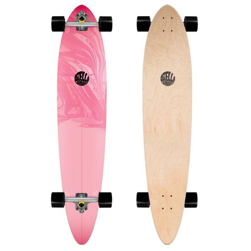 Stella 46 Pink Pintail Longboard Complete Complete