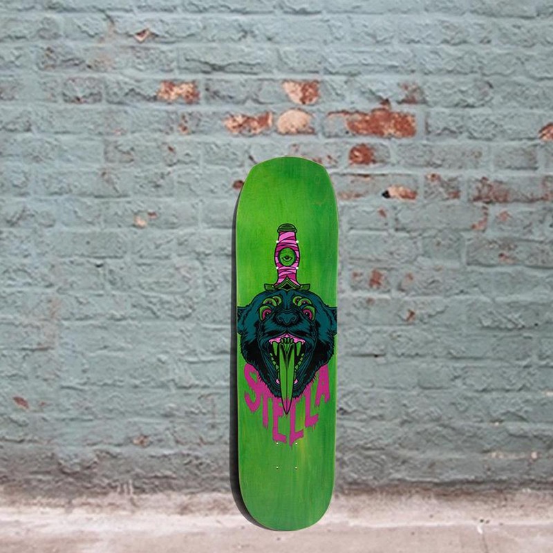Stella Longboard Flatnose Panther 32″ Skateboard Deck