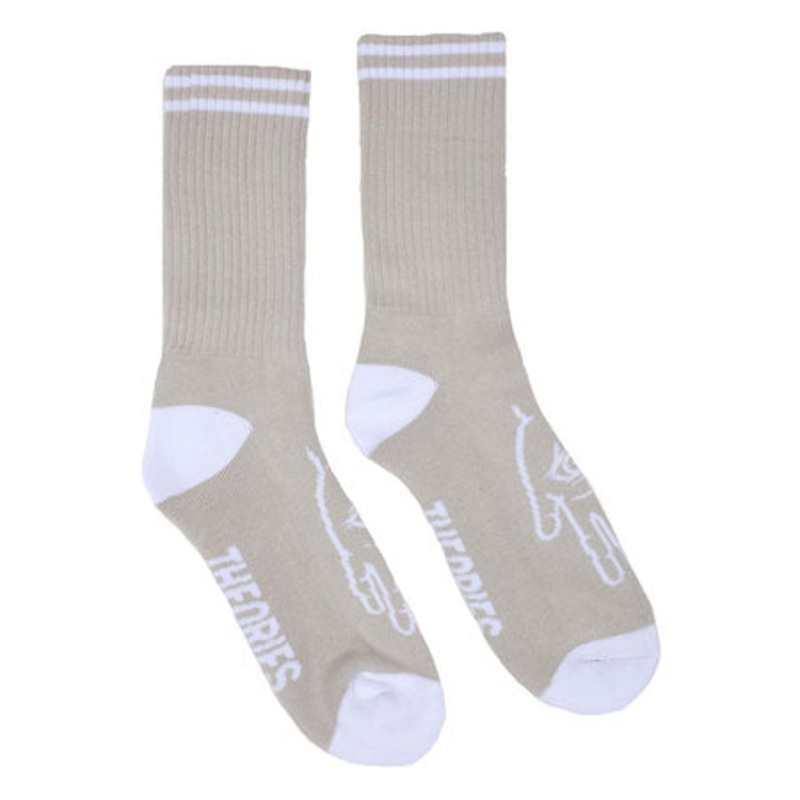 Theories Mystic Advisor Sock Heather Grey/ White One size fits all