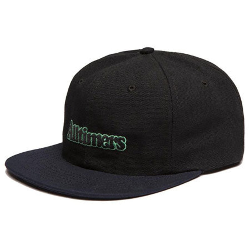 Alltimers Broadway Snap-Back Hat Black/ Dark Navy One size fits all