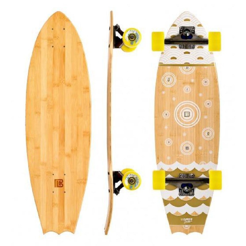Bat Tail Bamboo Chaac 31″ Cruiser Longboard Deck Only