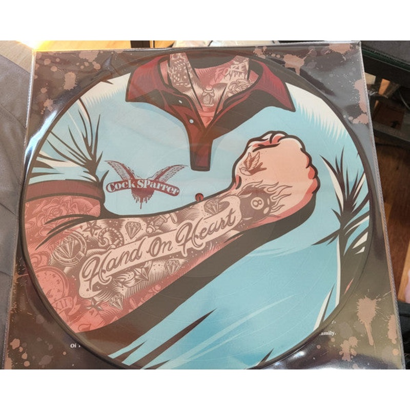 C*ck Sparrer  Hand On Heart Picture Disc Vinyl LP Record