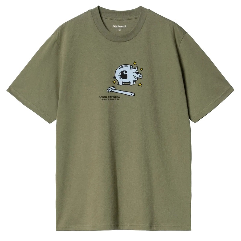 Carhartt WIP Piggybank Tee Dollar Green M