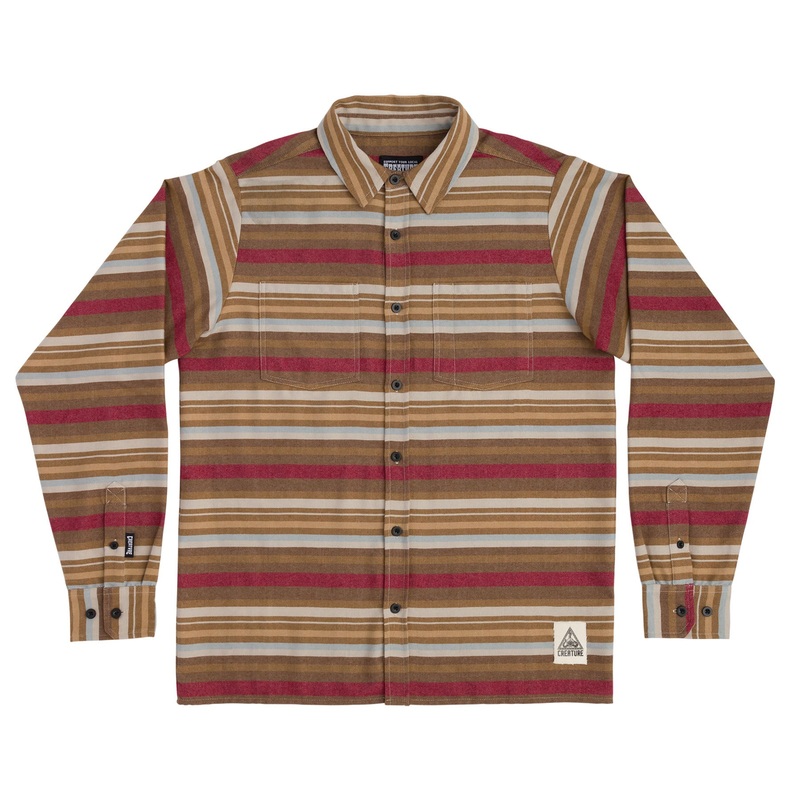 Creature Take Warning L/S Flannel Small Desert Rise