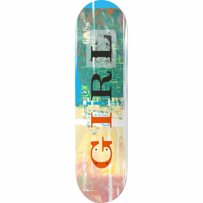 Girl Gass Letterpress Pop Secret 8.0″ Skateboard Deck