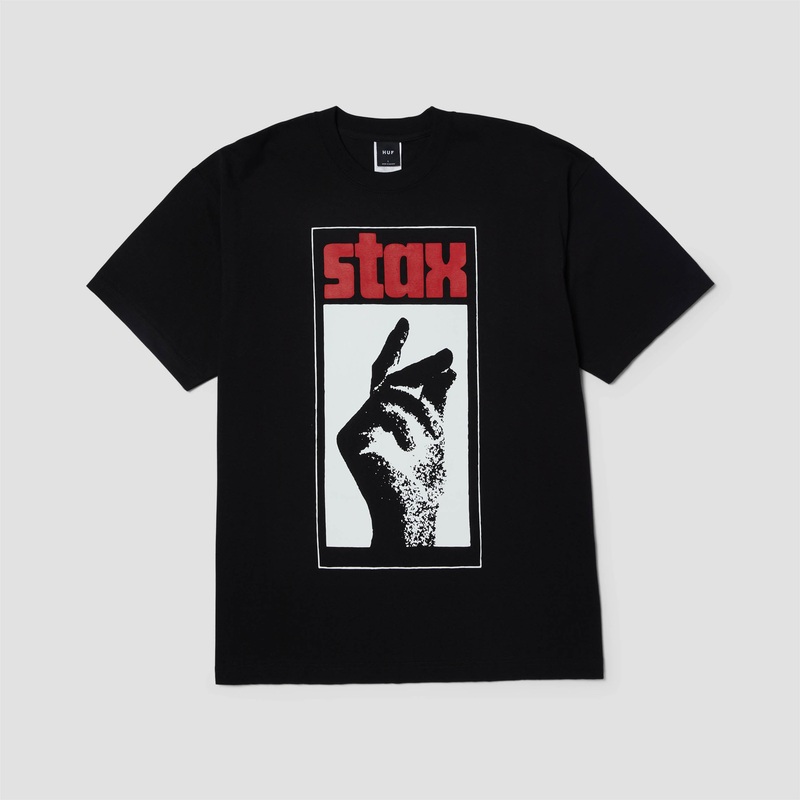 HUF Stax Snap Shortsleeve T-Shirt Black Small
