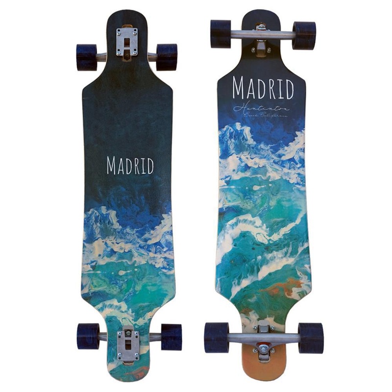 Madrid Spade Tidal 39″ Top Mount | Drop Through Longboard Deck Only / Top-Mount
