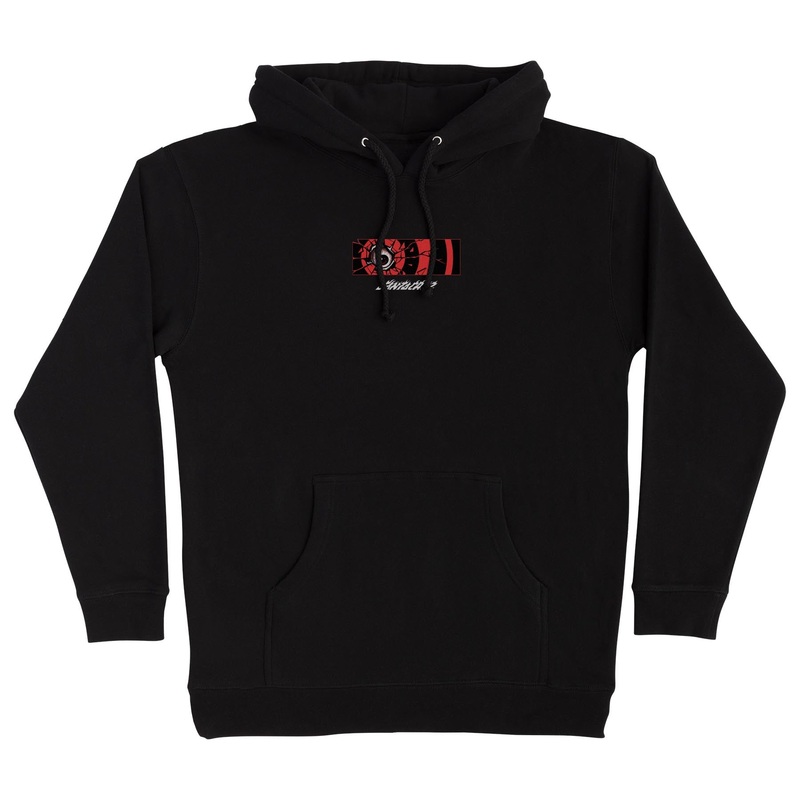 Roskopp Dissect Mens Santa Cruz Hoodie Black S