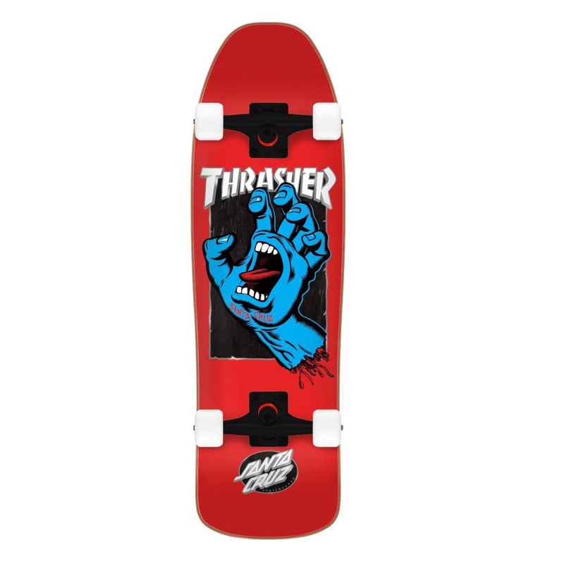 Santa Cruz X Thrasher Screaming Hand Cruzer 9.35 Shaped Cruiser
