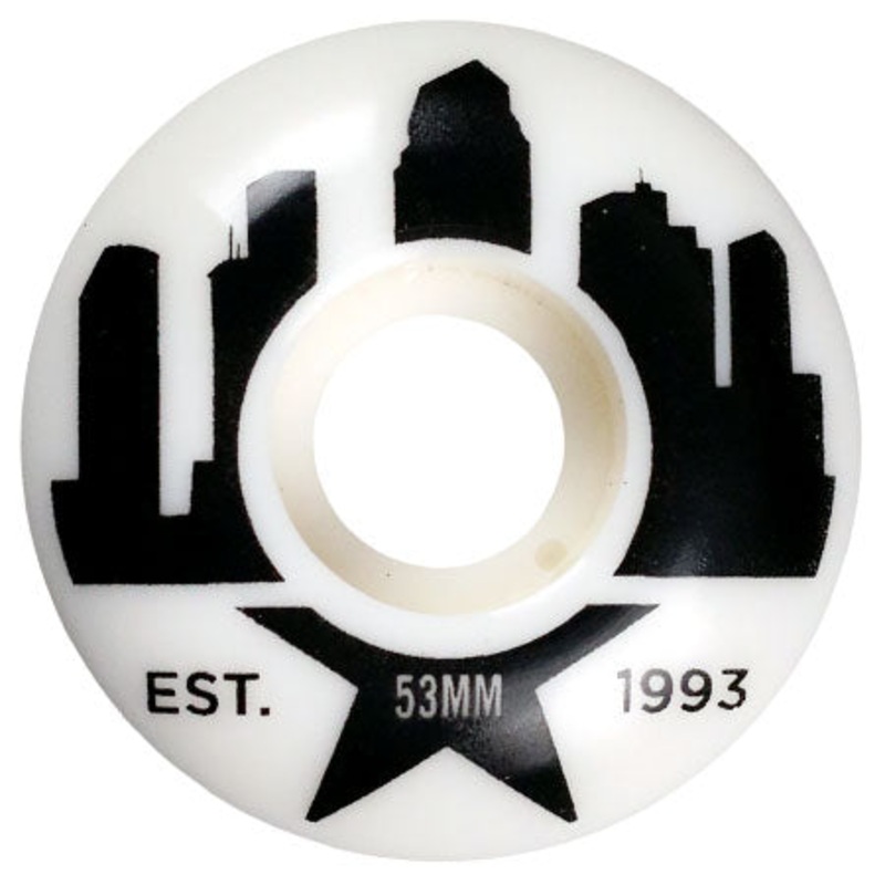Skatepark of Tampa City Star Established Wheels White 53mm