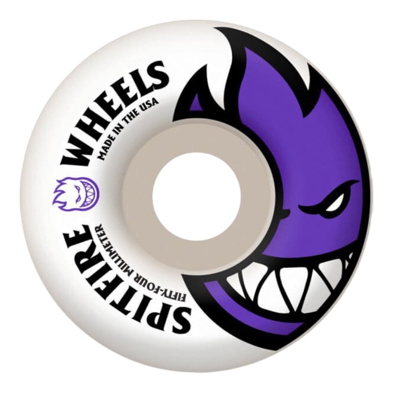 Spitfire Wheels Bighead Purple Skateboard Wheels 54mm 99a 54mm