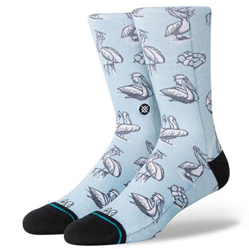 Stance Nigel Crew Socks Light Blue Large