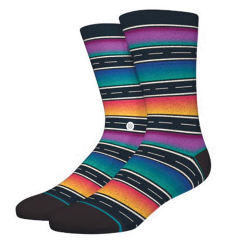 Stance Sierras Socks Black/ Multicolor Large