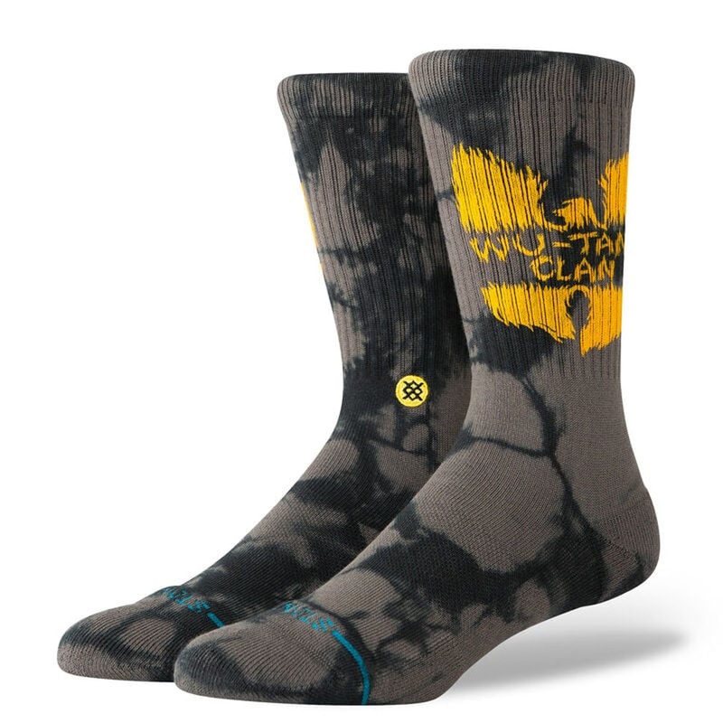 Stance Wu Tang Clan Shaolin Slums Crew Socks Black Large