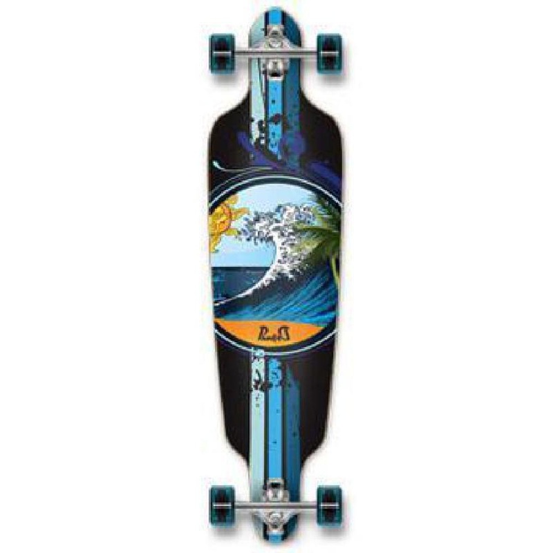 Wave 40″ Graphic Drop Through Longboard Complete
