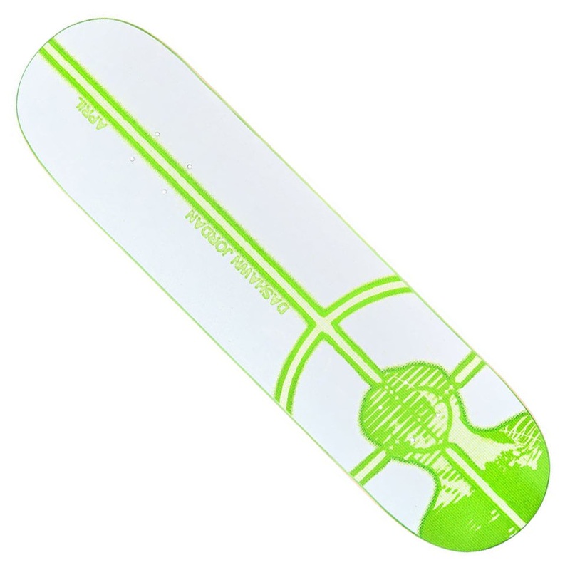 April Skateboards Dashawn Jordan Aim Deck White 8.25 x 31.92 WB:14