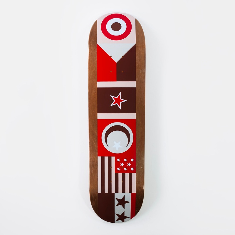 Chocolate – 8.25″ Jordan Trahan Flyin’ the Chocolate Flags Deck – Brown 8.25″