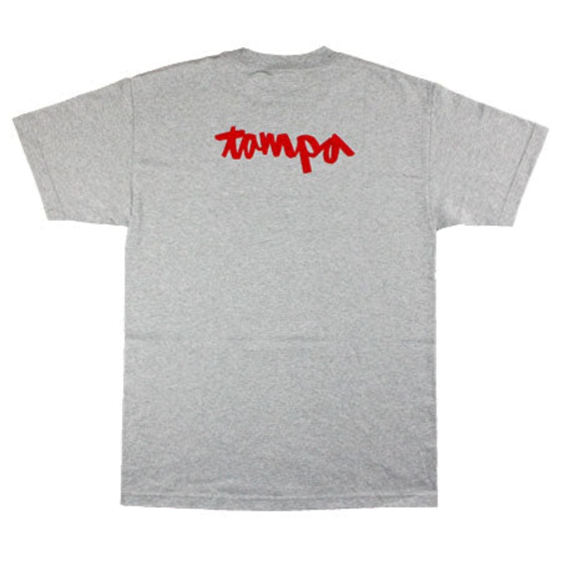 Chocolate Tampa Chunk T Shirt Heather Grey Large