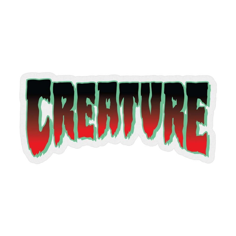 Creature Skateboards Horror Logo 4″ Mylar Sticker