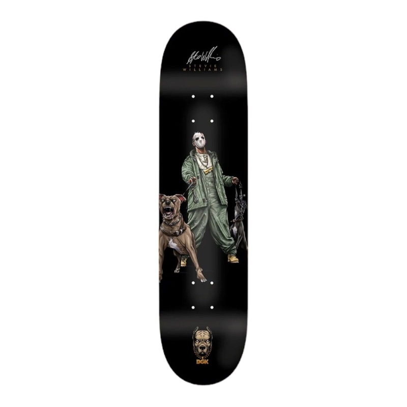 DGK Canine Williams Deck Black 8.06 OS