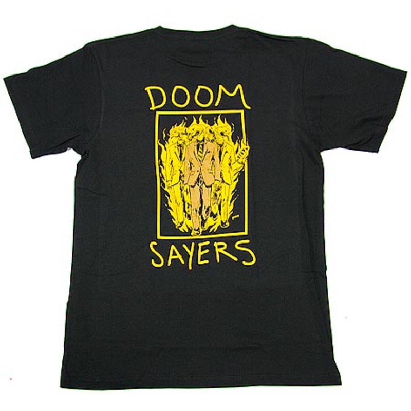 Doom Sayers Snake Phone T Shirt Black Medium