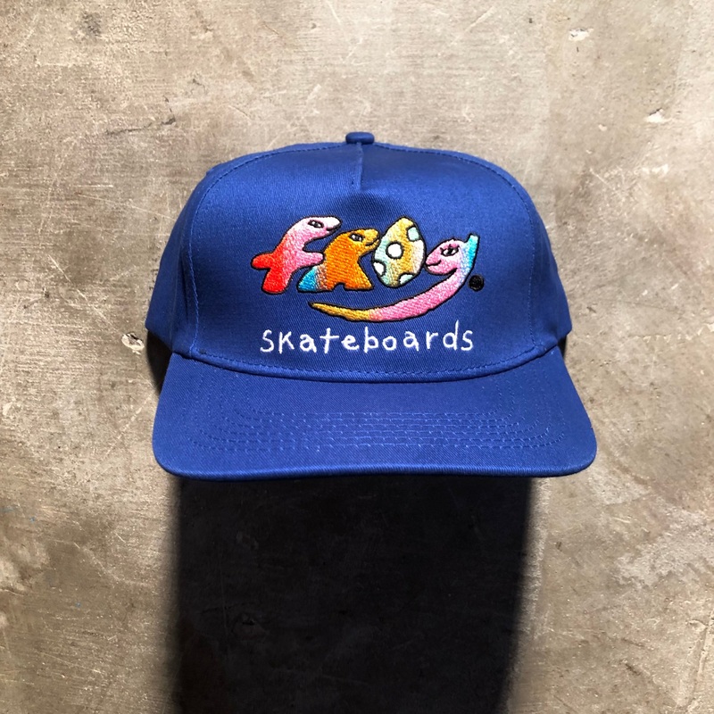 Frog Skateboards – Dino Logo 5 Panel Hat – Royal