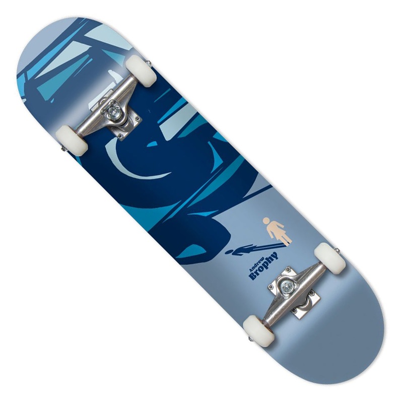 Girl Andrew Brophy Dialogue Complete Skateboard Blue 8 x 31.875 WB:14.25