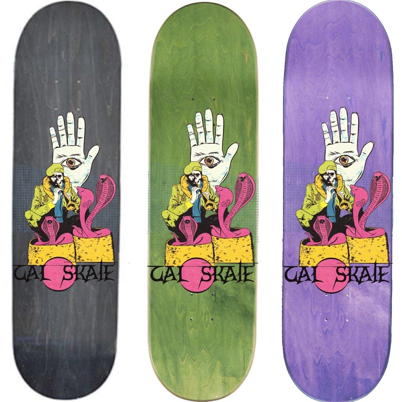 “Lure of the Occult” Assorted Sized Deck by Cal Skate 8.0″