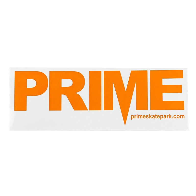 Prime Delux OG SP Sticker XXL – Orange / White