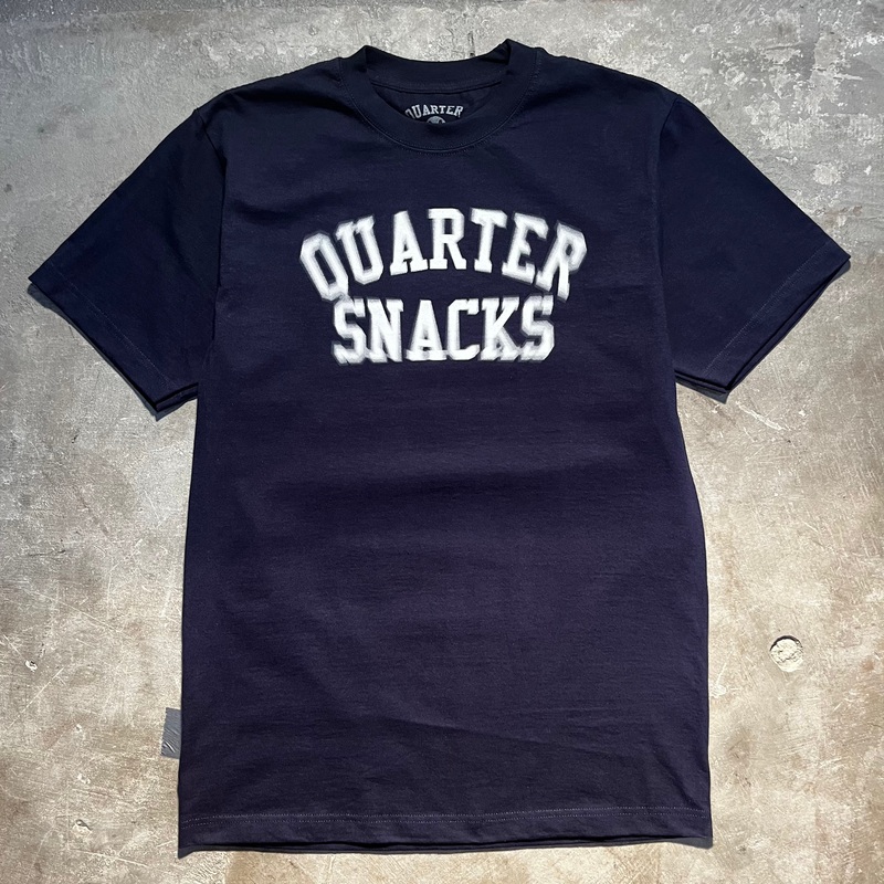 Quartersnacks – Motion Arch Tee – Navy Medium