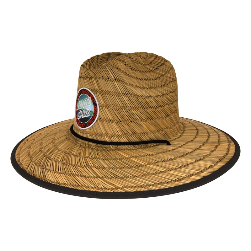 Ringed Homebreak Santa Cruz Straw Sun Hat Natural OS