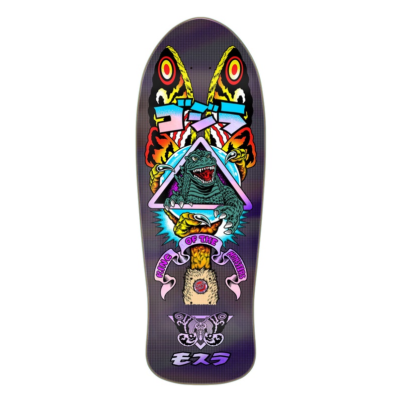 Santa Cruz x Godzilla Godzilla Mothra Natas 10.538″ Skateboard Deck