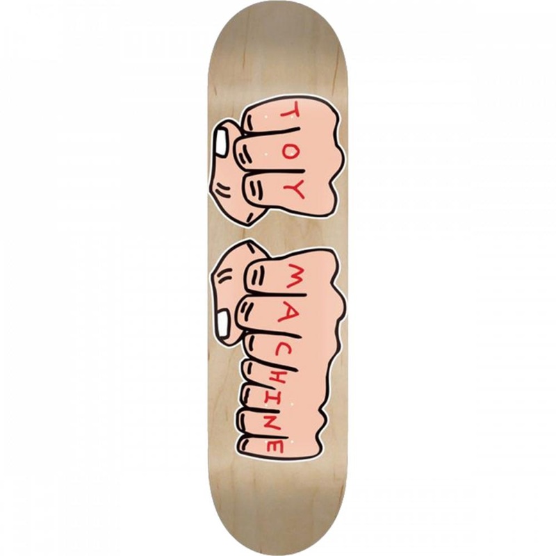 Toy Machine Fists 8.0″ Natural Skateboard Deck