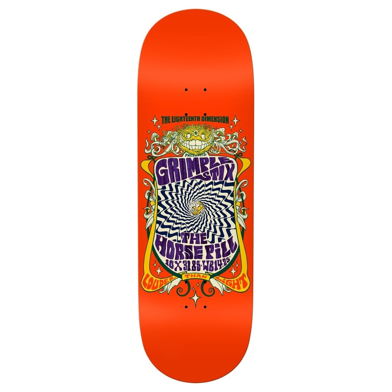 Anti-Hero Grimple Stix Team Litho 10″ Skateboard Deck