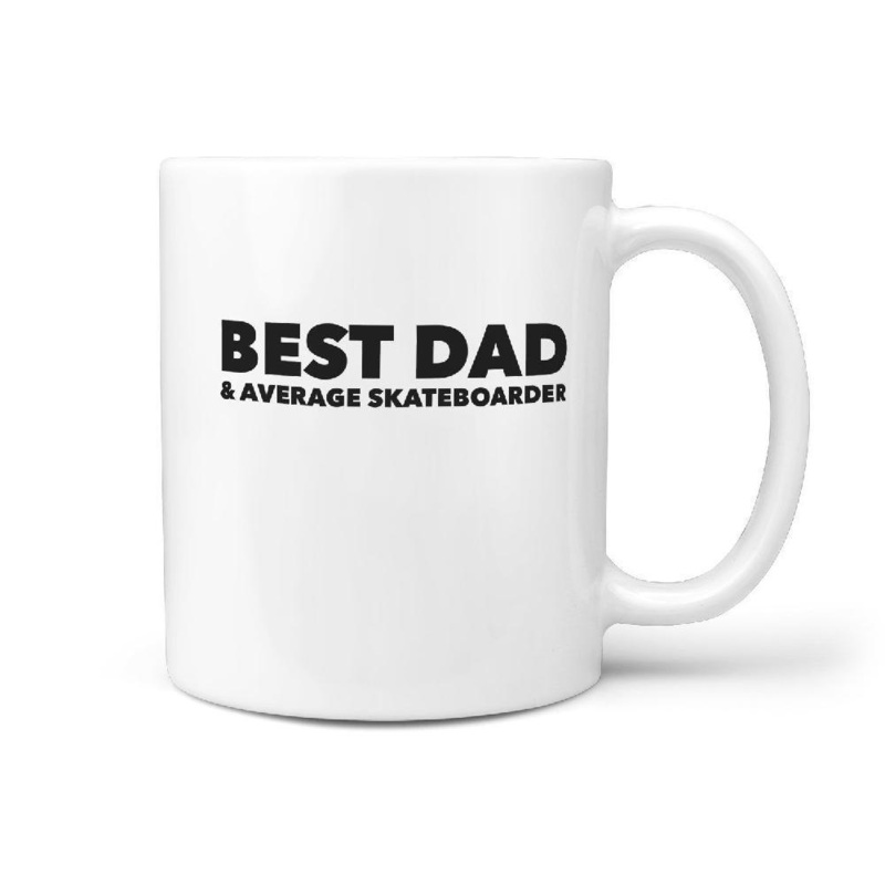 Best Dad & Average Skateboarder Mug