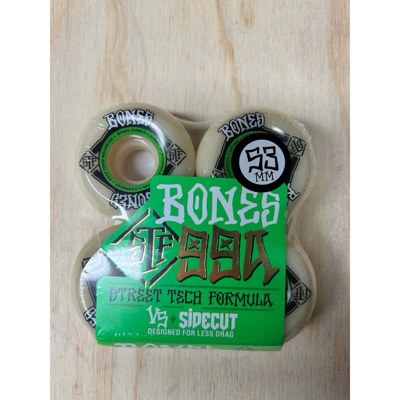 BONES STF SIDECUT 53 V5 STREET TECH FORMULA 99A 4PK