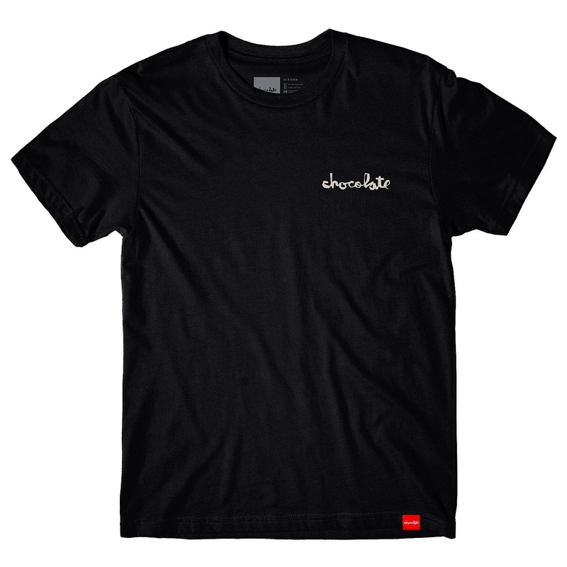 Chocolate Skateboards – Reflective Chunk T-Shirt – Black S