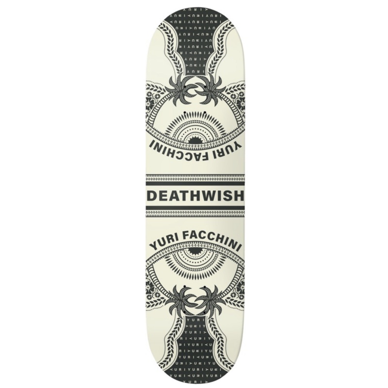 Deathwish Yuri Facchini Zaza 8.5″ Twin Tail Skateboard Deck 8.5″ WB 14.28″