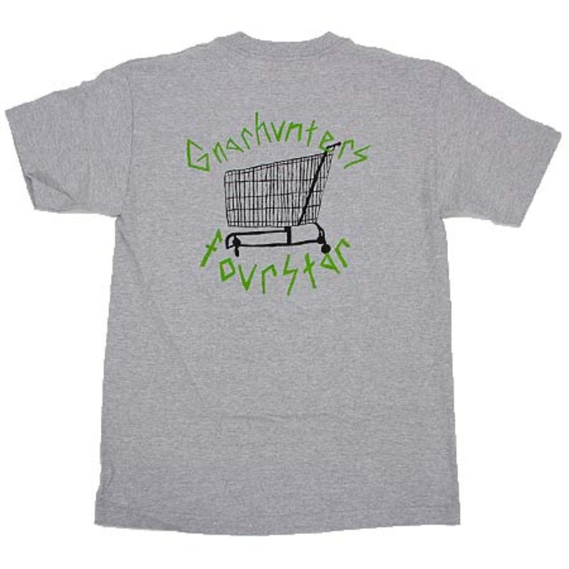Fourstar Gnarhunters T Shirt Heather Grey Medium