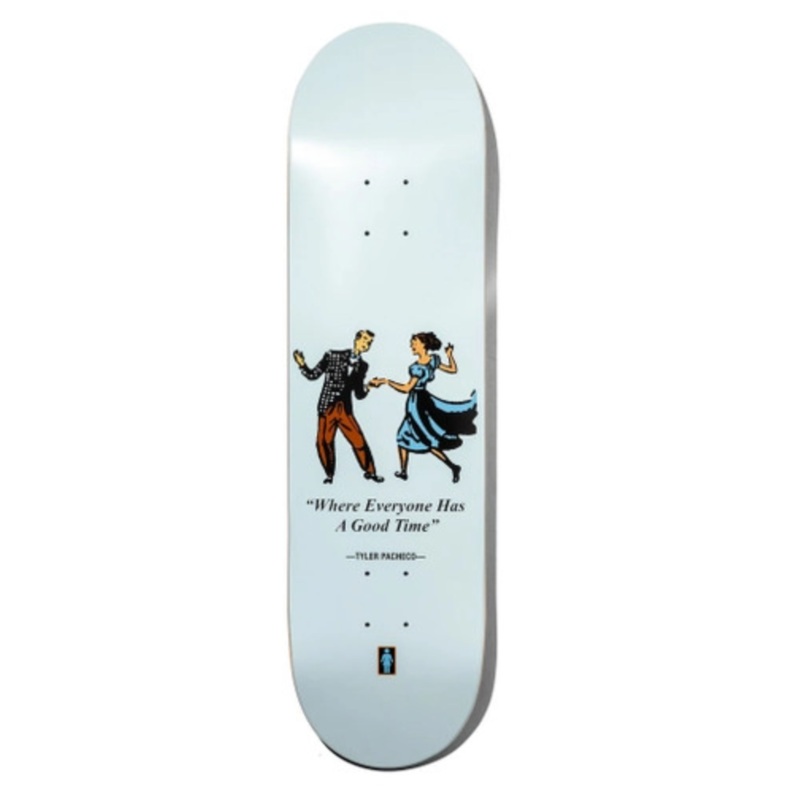 Girl Skateboards Tyler Pacheco  Good Times Deck 8 in 8 X 31.875 in